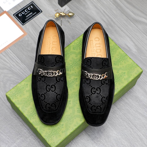 Replica Gucci Oxfords Shoes For Men #1243829 $82.00 USD for Wholesale