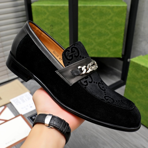 Replica Gucci Oxfords Shoes For Men #1243829 $82.00 USD for Wholesale