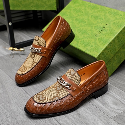 Gucci Oxfords Shoes For Men #1243845 $82.00 USD, Wholesale Replica Gucci Oxfords Shoes