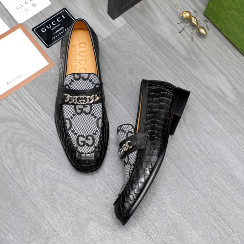 Replica Gucci Oxfords Shoes For Men #1243846 $82.00 USD for Wholesale