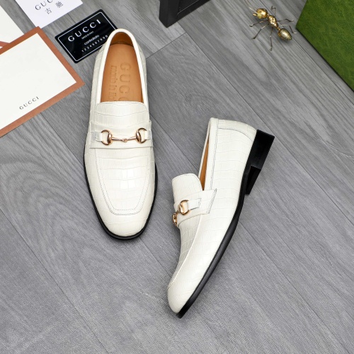 Replica Gucci Oxfords Shoes For Men #1243860 $82.00 USD for Wholesale