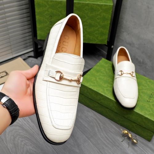 Replica Gucci Oxfords Shoes For Men #1243860 $82.00 USD for Wholesale