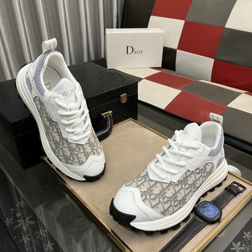 Replica Christian Dior Casual Shoes For Men #1243879 $82.00 USD for Wholesale