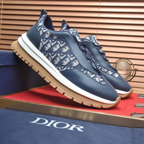 Replica Christian Dior Casual Shoes For Men #1243885 $88.00 USD for Wholesale