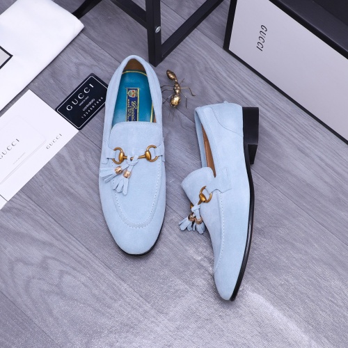 Replica Gucci Oxfords Shoes For Men #1243897 $88.00 USD for Wholesale