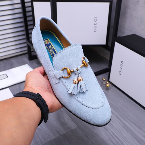 Replica Gucci Oxfords Shoes For Men #1243897 $88.00 USD for Wholesale