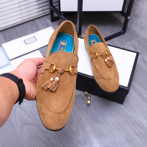 Replica Gucci Oxfords Shoes For Men #1243898 $88.00 USD for Wholesale