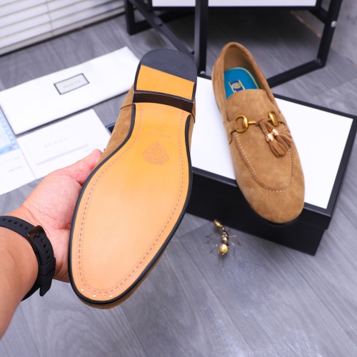 Replica Gucci Oxfords Shoes For Men #1243898 $88.00 USD for Wholesale