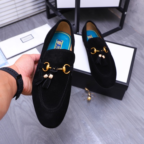 Replica Gucci Oxfords Shoes For Men #1243899 $88.00 USD for Wholesale