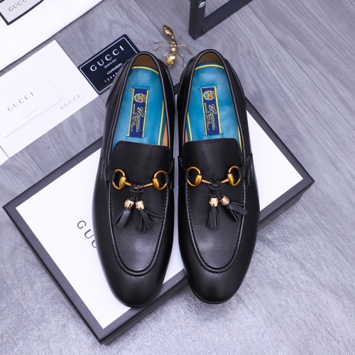 Replica Gucci Oxfords Shoes For Men #1243900 $88.00 USD for Wholesale