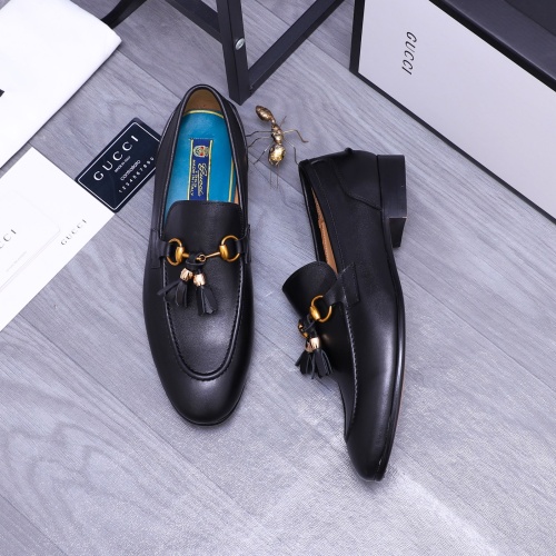 Replica Gucci Oxfords Shoes For Men #1243900 $88.00 USD for Wholesale