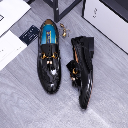 Replica Gucci Oxfords Shoes For Men #1243901 $88.00 USD for Wholesale