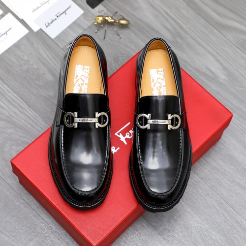 Salvatore Ferragamo Leather Shoes For Men #1243973 $88.00 USD, Wholesale Replica Salvatore Ferragamo Leather Shoes