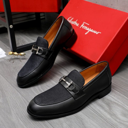 Salvatore Ferragamo Leather Shoes For Men #1243976 $82.00 USD, Wholesale Replica Salvatore Ferragamo Leather Shoes