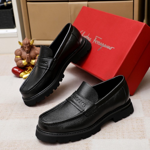 Salvatore Ferragamo Leather Shoes For Men #1243996 $85.00 USD, Wholesale Replica Salvatore Ferragamo Leather Shoes