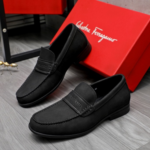 Salvatore Ferragamo Leather Shoes For Men #1243999 $82.00 USD, Wholesale Replica Salvatore Ferragamo Leather Shoes