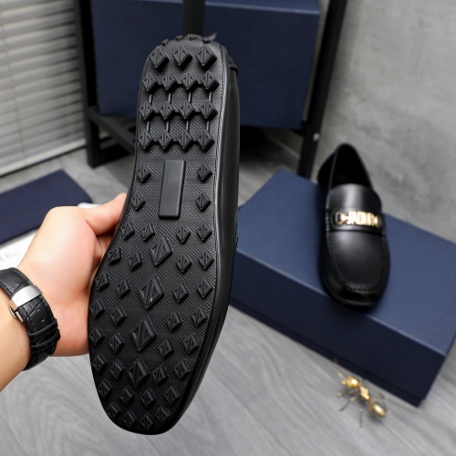 Replica Christian Dior Leather Shoes For Men #1244036 $68.00 USD for Wholesale