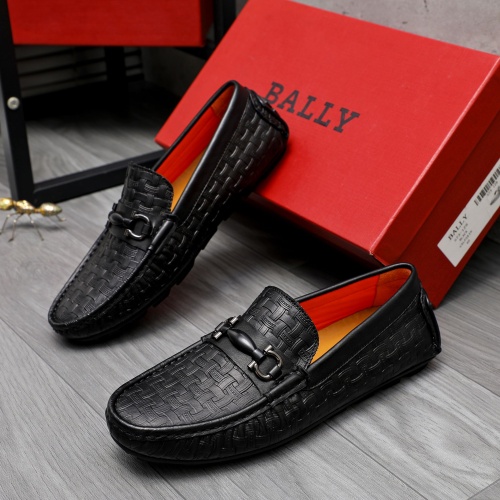 Replica Bally Leather Shoes For Men #1244040 $68.00 USD for Wholesale