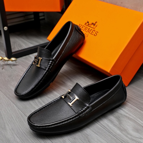 Hermes Leather Shoes For Men #1244042 $68.00 USD, Wholesale Replica Hermes Leather Shoes