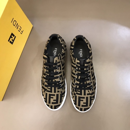 Replica Fendi Casual Shoes For Men #1244058 $64.00 USD for Wholesale