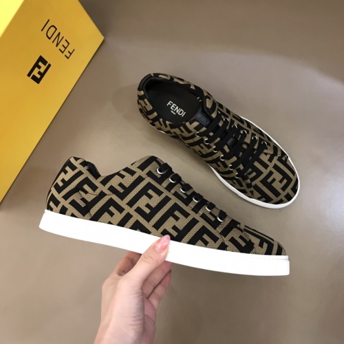 Replica Fendi Casual Shoes For Men #1244058 $64.00 USD for Wholesale