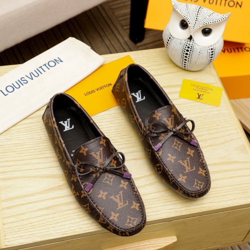 Replica Louis Vuitton LV Oxfords Shoes For Men #1244068 $85.00 USD for Wholesale