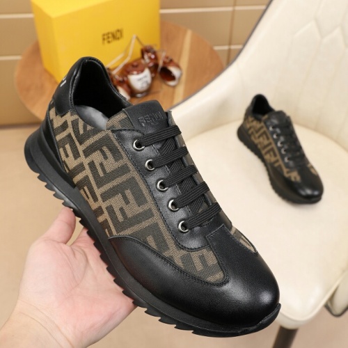 Replica Fendi Casual Shoes For Men #1244093 $72.00 USD for Wholesale