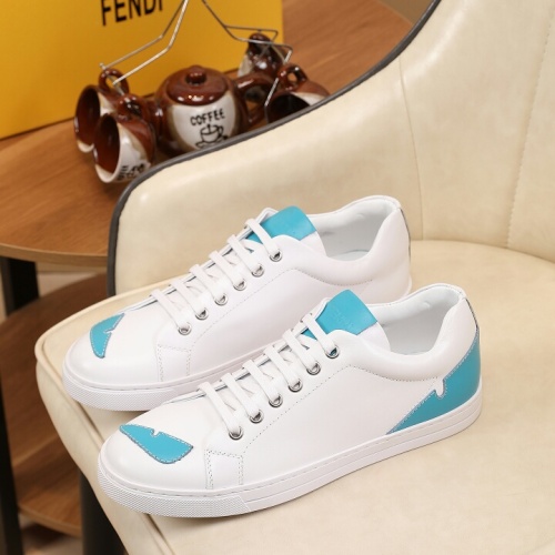 Replica Fendi Casual Shoes For Men #1244094 $72.00 USD for Wholesale