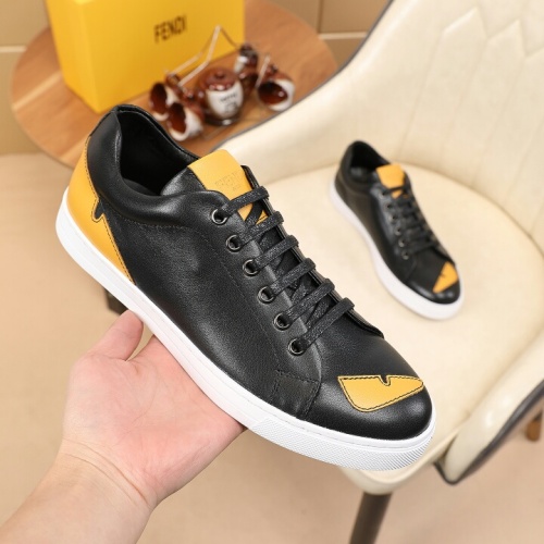 Replica Fendi Casual Shoes For Men #1244095 $72.00 USD for Wholesale