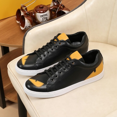 Replica Fendi Casual Shoes For Men #1244095 $72.00 USD for Wholesale