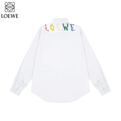 Replica LOEWE Shirts Long Sleeved For Unisex #1244097 $68.00 USD for Wholesale