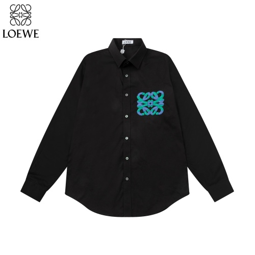 LOEWE Shirts Long Sleeved For Unisex #1244098 $68.00 USD, Wholesale Replica LOEWE Shirts