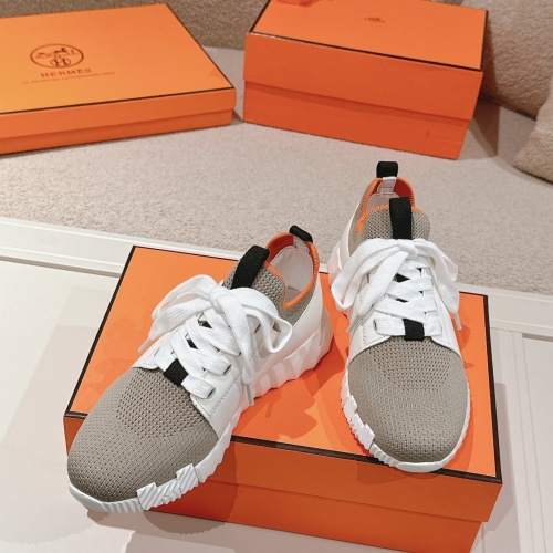 Replica Hermes Casual Shoes For Women #1244185 $100.00 USD for Wholesale