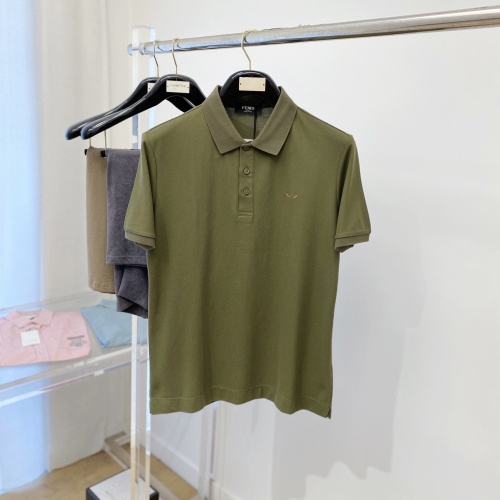 Fendi T-Shirts Short Sleeved For Men #1244190 $76.00 USD, Wholesale Replica Fendi T-Shirts