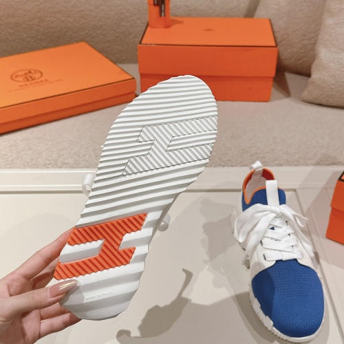 Replica Hermes Casual Shoes For Women #1244195 $100.00 USD for Wholesale