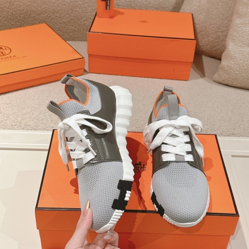 Replica Hermes Casual Shoes For Women #1244200 $100.00 USD for Wholesale