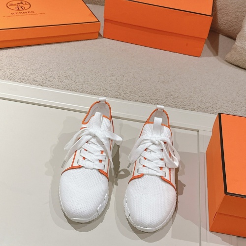 Replica Hermes Casual Shoes For Women #1244222 $100.00 USD for Wholesale