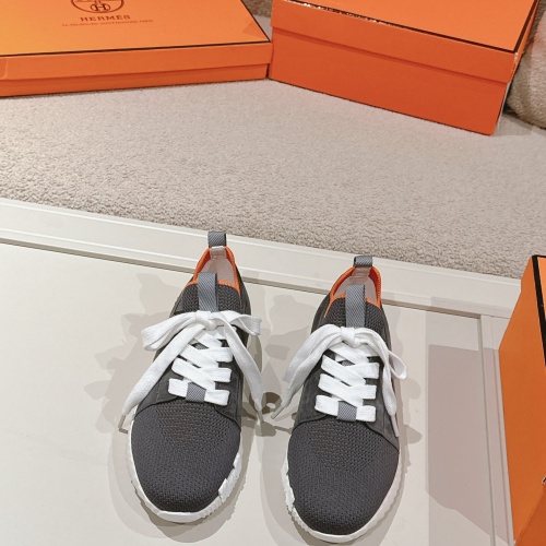 Replica Hermes Casual Shoes For Women #1244242 $100.00 USD for Wholesale