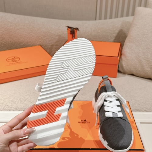 Replica Hermes Casual Shoes For Women #1244242 $100.00 USD for Wholesale