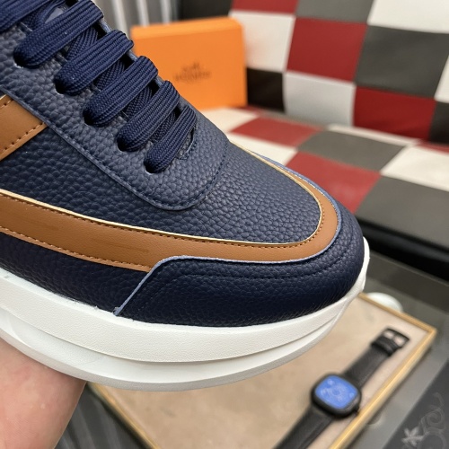 Replica Hermes Casual Shoes For Men #1244299 $82.00 USD for Wholesale