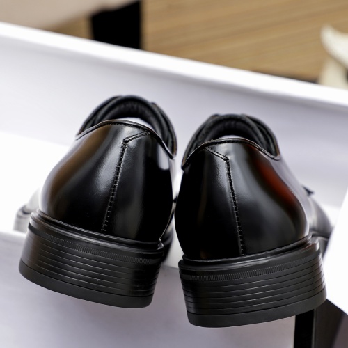 Replica Prada Leather Shoes For Men #1244305 $108.00 USD for Wholesale