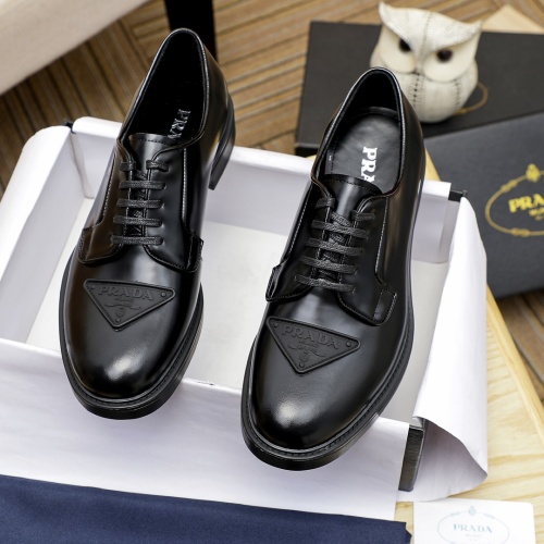 Prada Leather Shoes For Men #1244306 $108.00 USD, Wholesale Replica Prada Leather Shoes