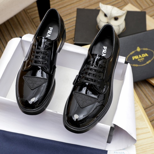 Prada Leather Shoes For Men #1244309 $108.00 USD, Wholesale Replica Prada Leather Shoes