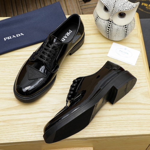 Replica Prada Leather Shoes For Men #1244309 $108.00 USD for Wholesale