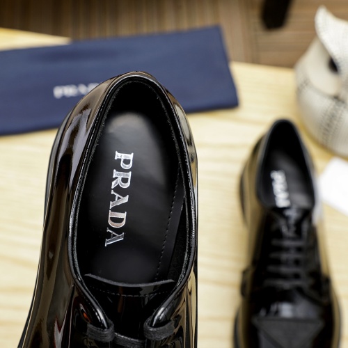 Replica Prada Leather Shoes For Men #1244309 $108.00 USD for Wholesale