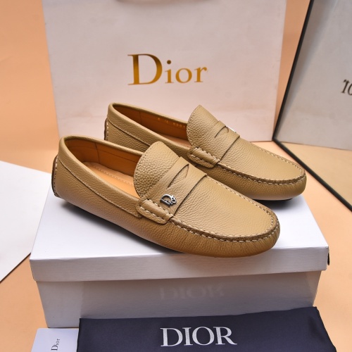 Christian Dior Leather Shoes For Men #1244310 $80.00 USD, Wholesale Replica Christian Dior Leather Shoes