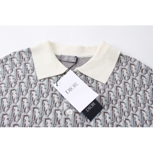 Replica Christian Dior Sweaters Short Sleeved For Unisex #1244331 $45.00 USD for Wholesale