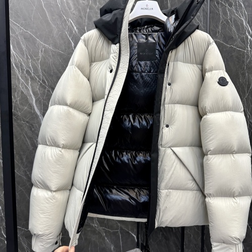 Replica Moncler Down Feather Coat Long Sleeved For Men #1244463 $155.00 USD for Wholesale