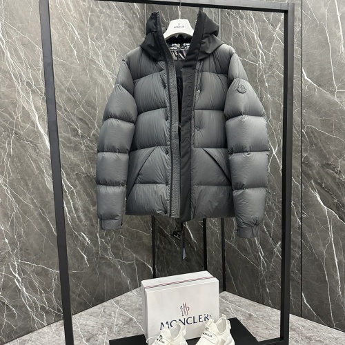 Replica Moncler Down Feather Coat Long Sleeved For Men #1244464 $155.00 USD for Wholesale