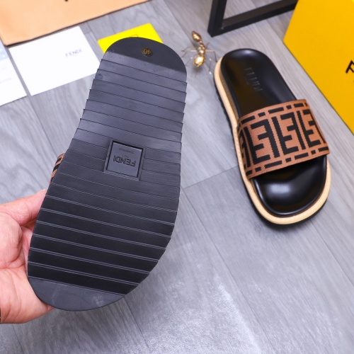 Replica Fendi Slippers For Men #1244527 $52.00 USD for Wholesale